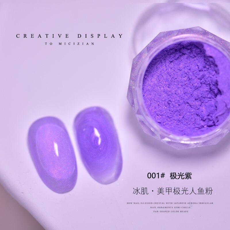 Mirror Glitter Powder Metallic  Art Gel Nail