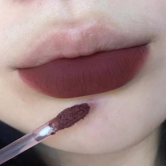 Retro Red Brown Tone Lipstick Mousse Matte