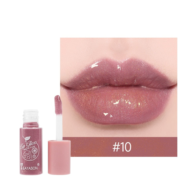 3D Lip Gloss Holographic Lip Plumping Shiny Pearl