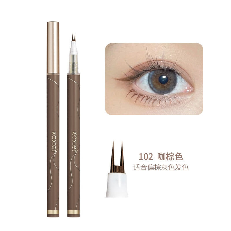 Ultra-thin 2 Fork Tip Liquid Eyeliner Pencil
