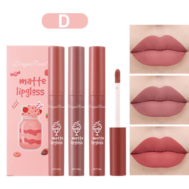 Velvet Matte Gloss Set Matte  Waterproof Lipstick