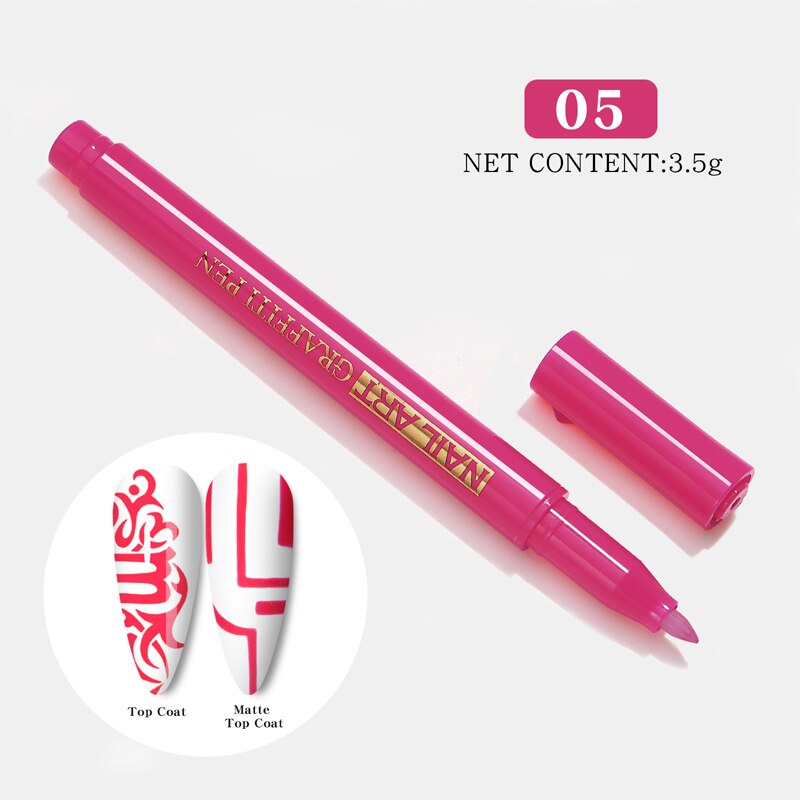 1 Pc Waterproof Nail Art Graffiti Pen