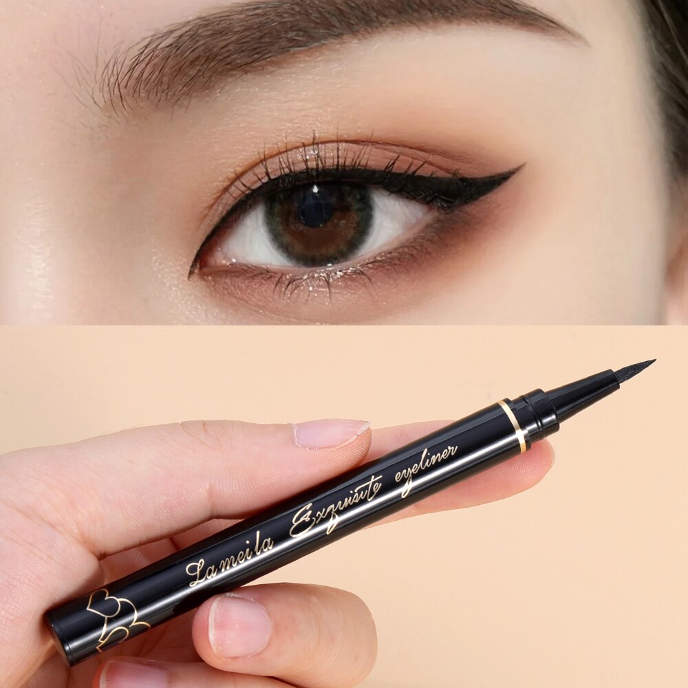 Matte Black Liquid Eyeliner Waterproof Pencil