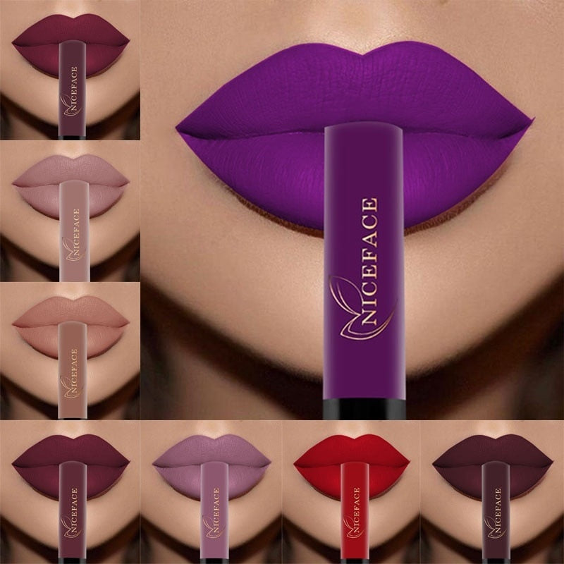 NICEFACE Lip Gloss Lipstick Waterproof