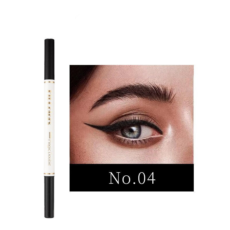 Waterproof Double Head Eyeliner & Eyebrow Pencil