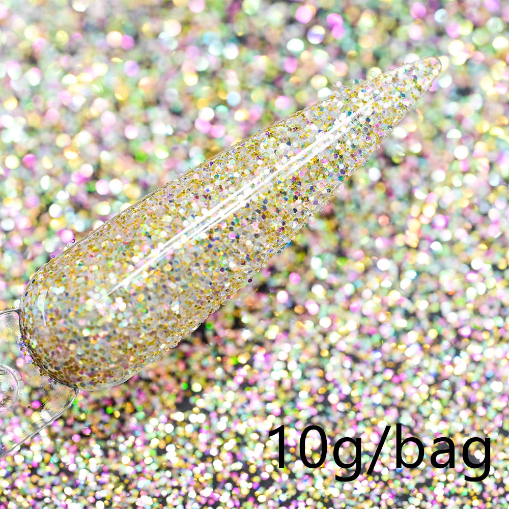 10g UV Color Changing Glitter  Mixed Nail