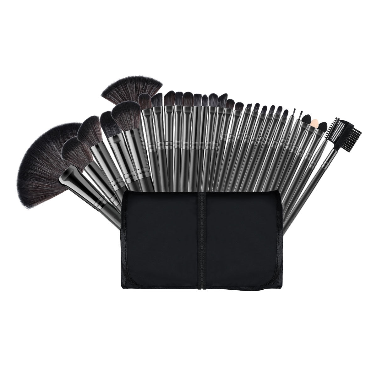 New Blue Soft Fluffy Makeup Brushes Set