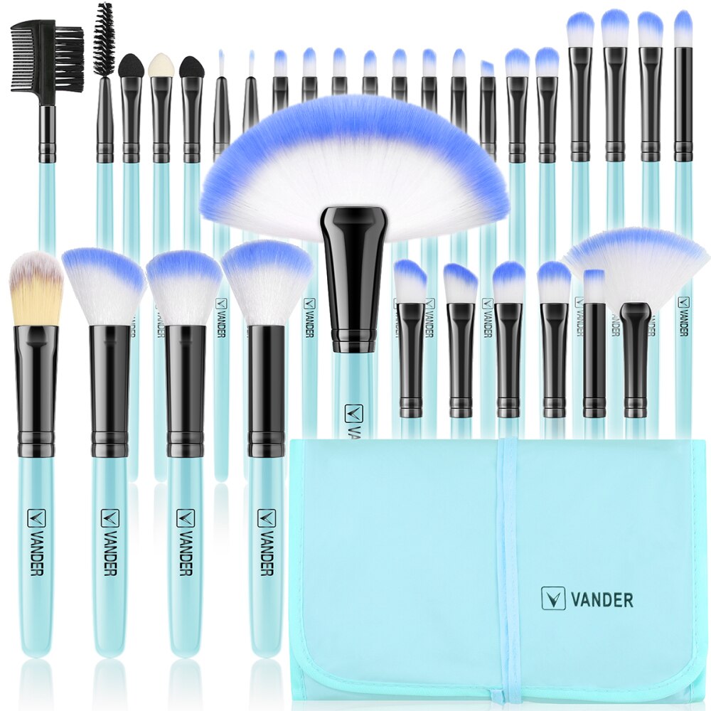 32Pcs Makeup Brushes Soft Fluffy Cosmetics Tools