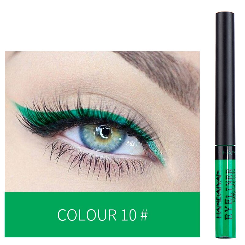 12 Colors Colorful Liquid Eyeliner Pen