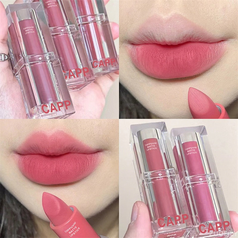 Acrylic Lipstick 6Colors Lip Stick Woman Velvet