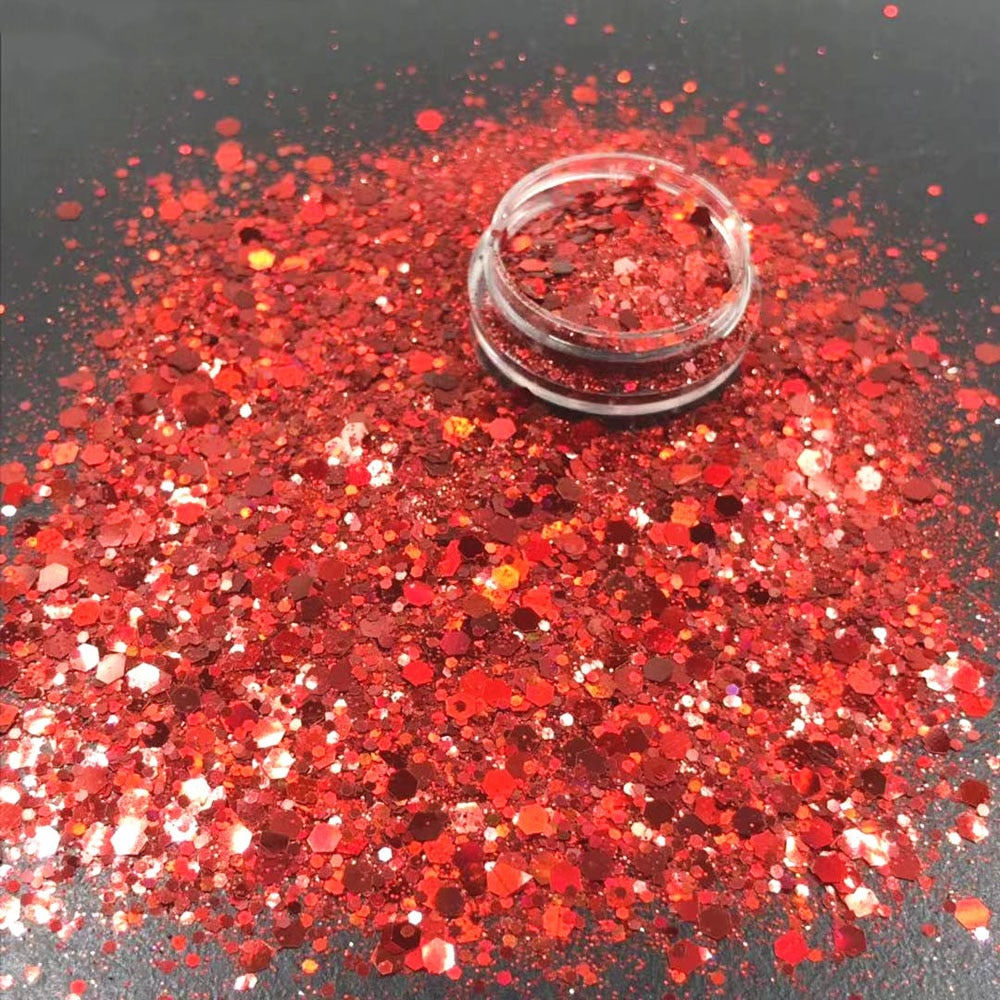 10g/Bag Iridescent Art Glitter Sequins Holographic Nail