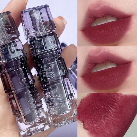 Matte Dyeing Liquid Lilac Lipstick Waterproof Moisturizer