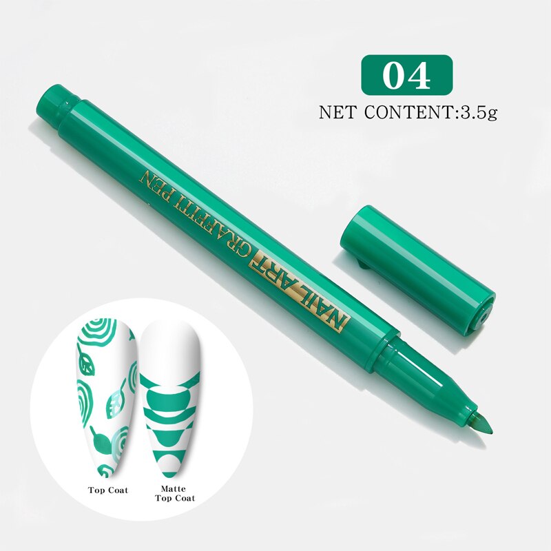 1 Pc Waterproof Nail Art Graffiti Pen