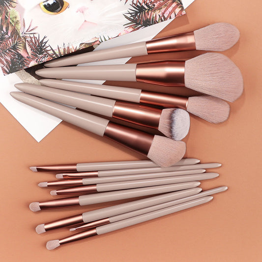 8-13Pcs Makeup Brushes  For Cosmetics Foundation