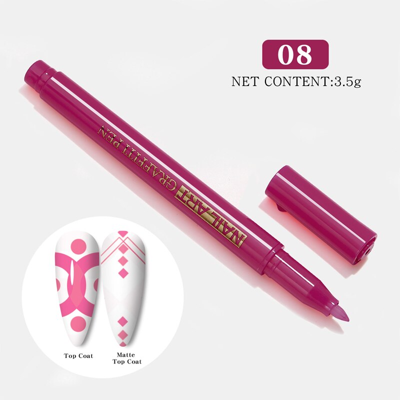 1 Pc Waterproof Nail Art Graffiti Pen