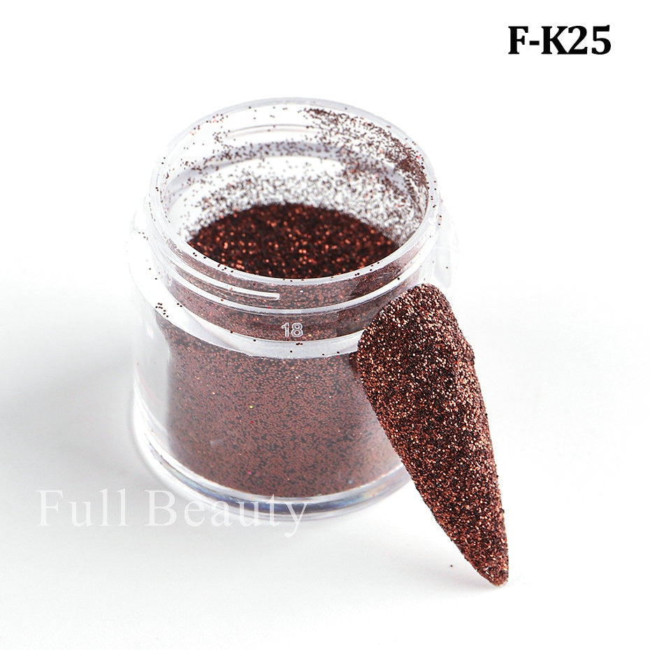 Shiny Glitter Sugar Sand Nails 3D Acrylic Flowers White