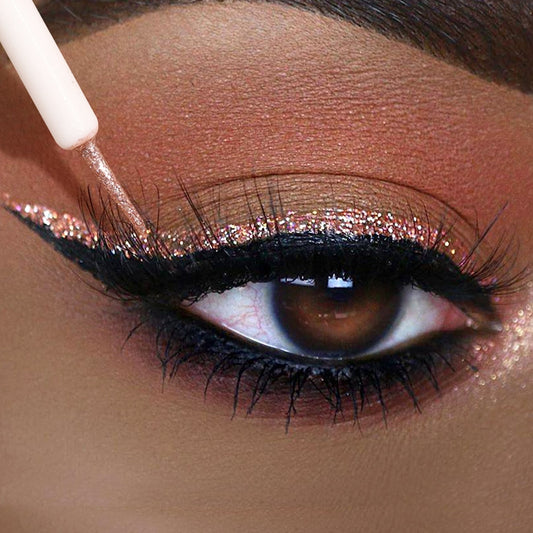 Shiny Silver Eyeliner Eyeshadow Waterproof Diamond