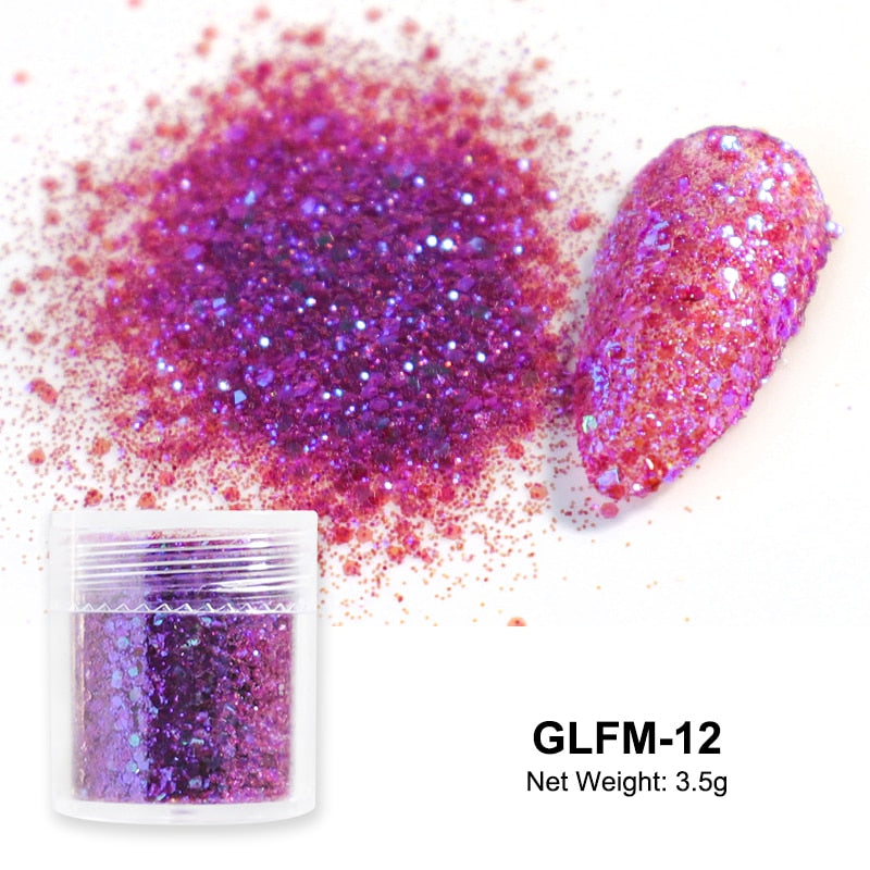 3.5g Iridescent Sugar Nail Glitter