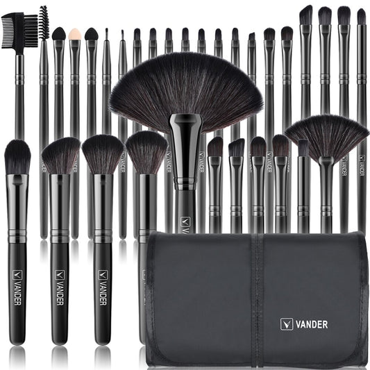 32Pcs Makeup Brushes Set Soft Fluffy