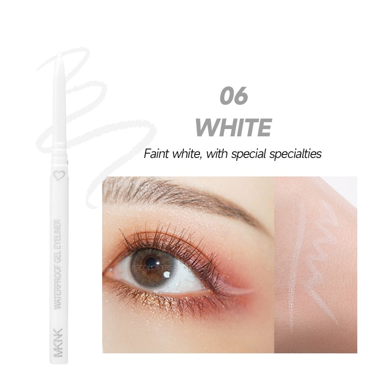 Waterproof Eyeliner Gel Pencil Red Brown