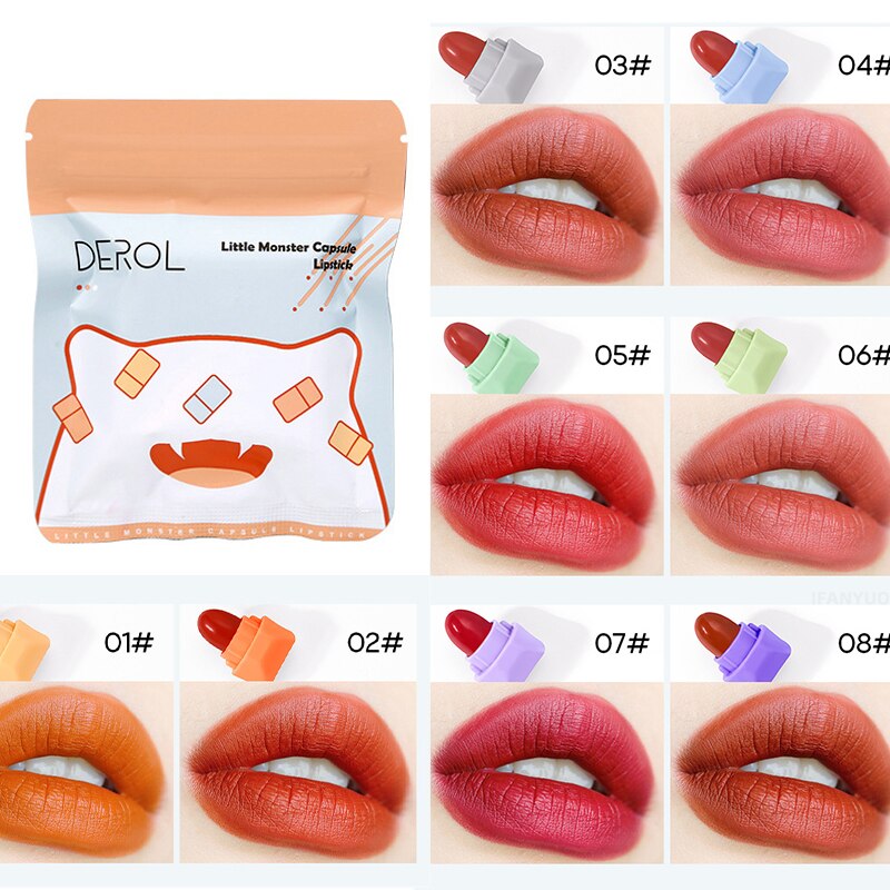 Cute Makaron Mini Lipstick Set Matte Velvet Capsule