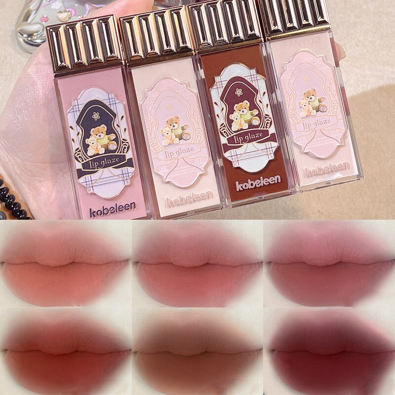 Matte Lip Glaze Brown Nude Chocolate Liquid
