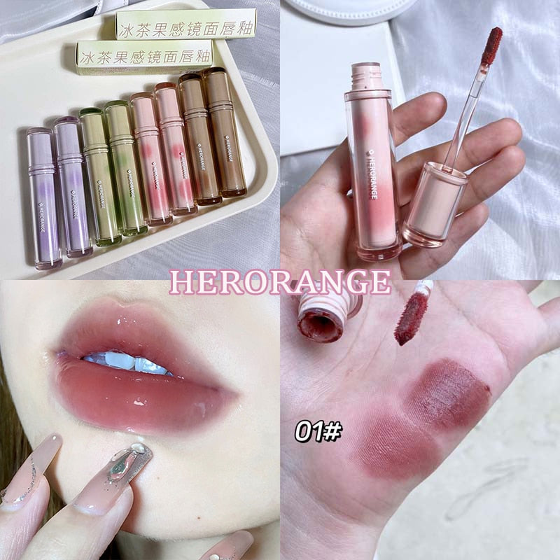 Iced Tea Mirror Lip Glaze Watery Lip