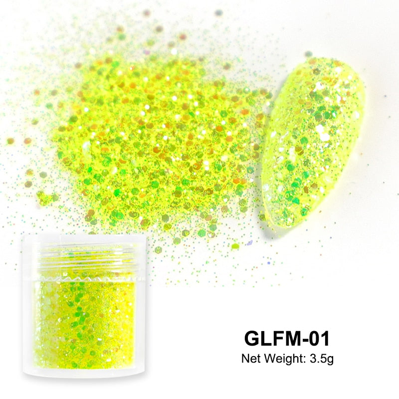 3.5g Iridescent Sugar Nail Glitter