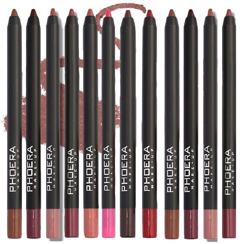 Waterproof Matte Pencil Sexy Red Contour Tint Lipstick
