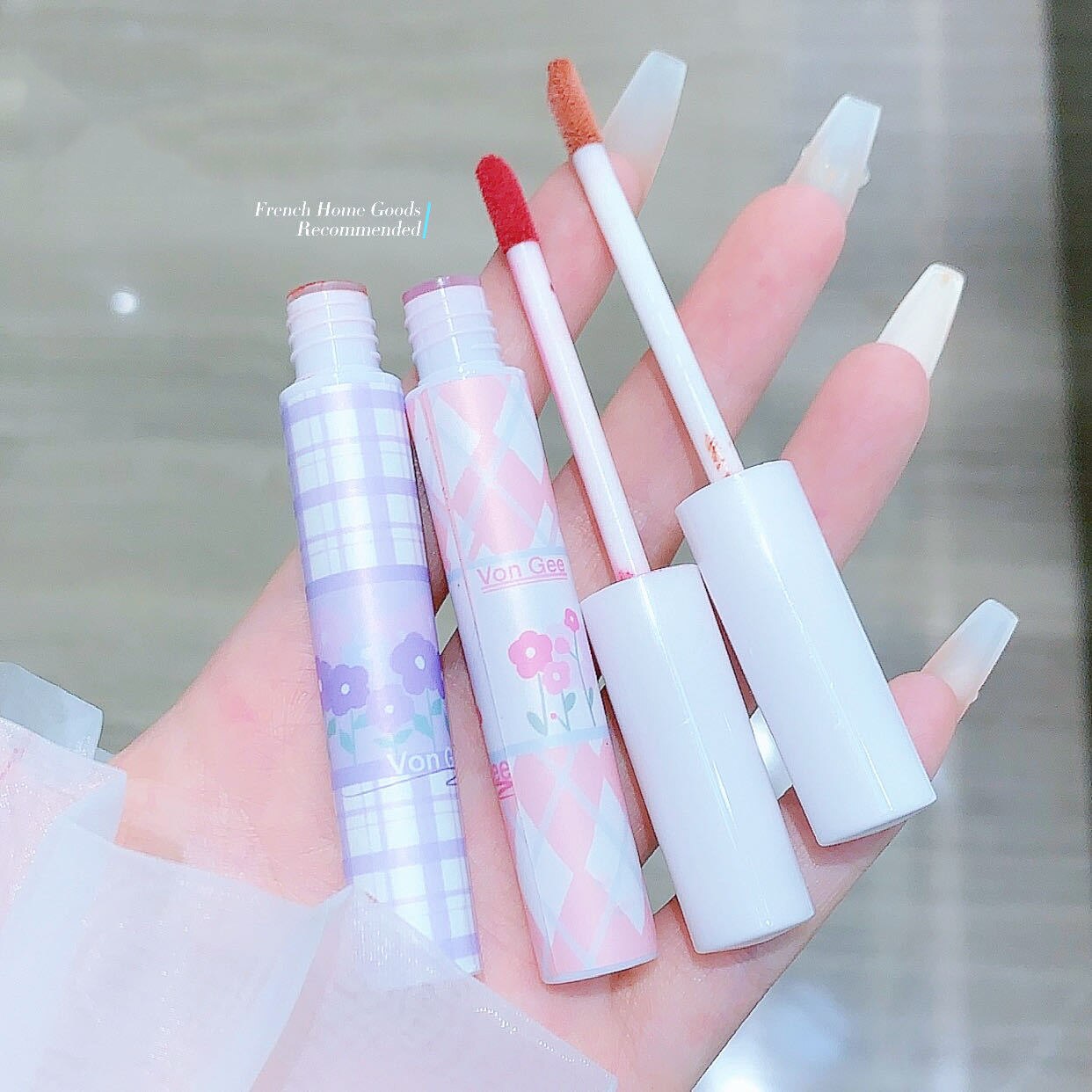 3PCS Lip Glaze Set Velvet Mud Liquid Pigment Lipstick