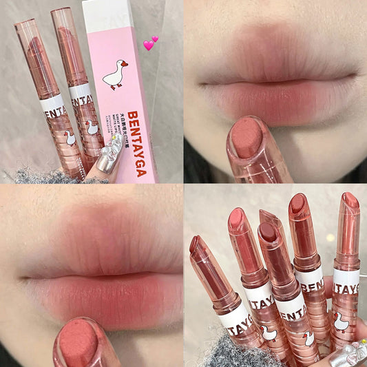 Velvet Matte Lipstick Pen Lasting Waterproof Lips Contouring Pencil Nude Brown Lip Tint Non-stick Cup Lip Gloss Korea Cosmetics
