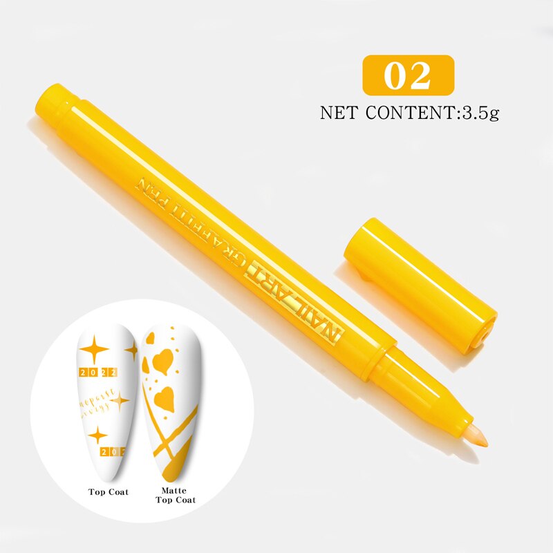 1 Pc Waterproof Nail Art Graffiti Pen