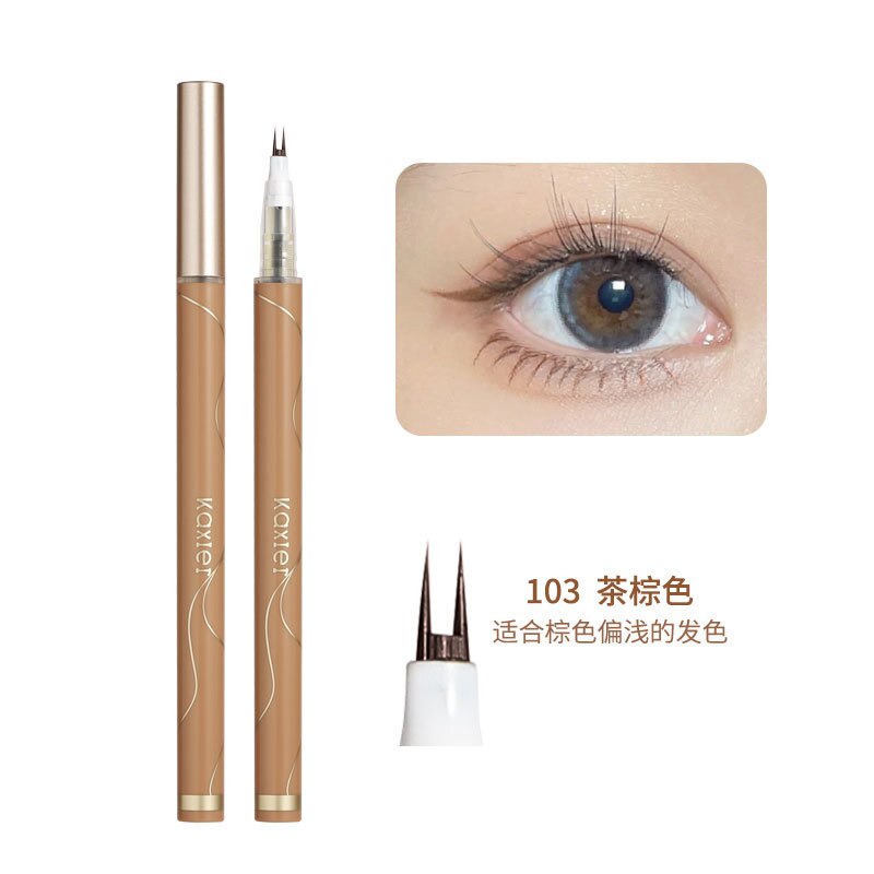 Ultra-thin 2 Fork Tip Liquid Eyeliner Pencil