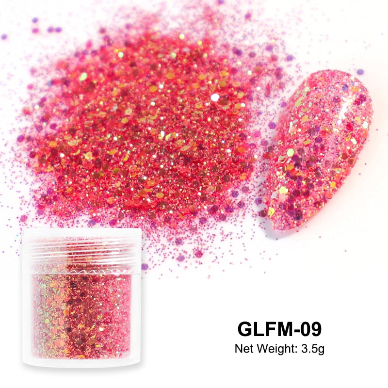 3.5g Iridescent Sugar Nail Glitter