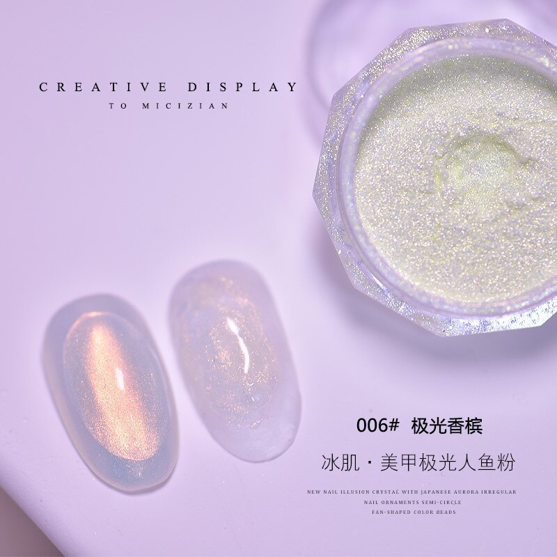 Mirror Glitter Powder Metallic  Art Gel Nail