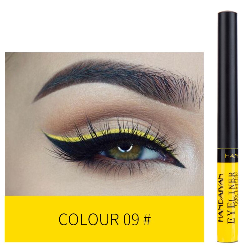 12 Colors Colorful Liquid Eyeliner Pen
