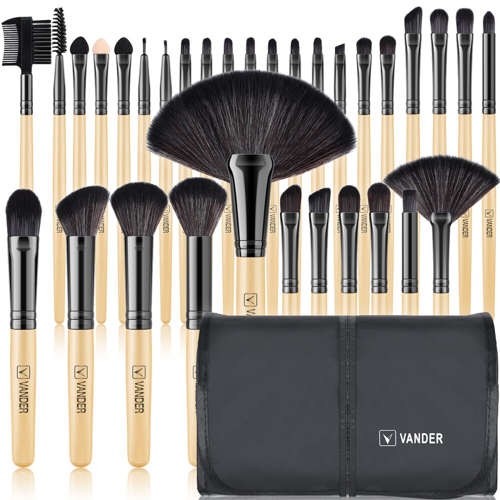 32Pcs Makeup Brushes Soft Fluffy Cosmetics Tools