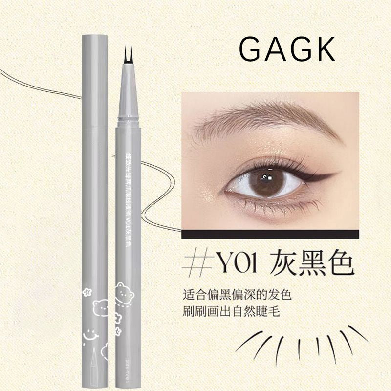 Ultra-thin 2 Fork Tip Liquid Eyeliner Pencil