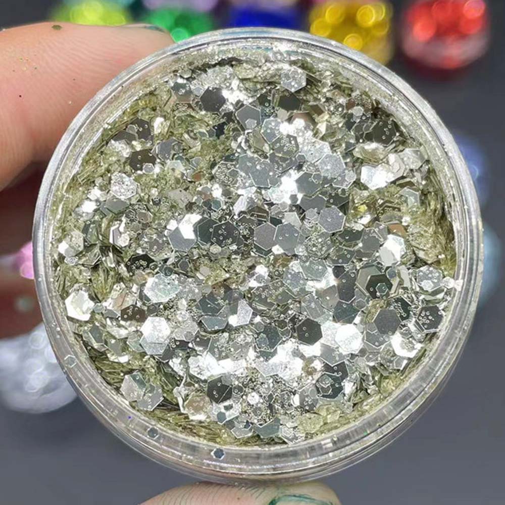 10g/Bag Iridescent Art Glitter Sequins Holographic Nail