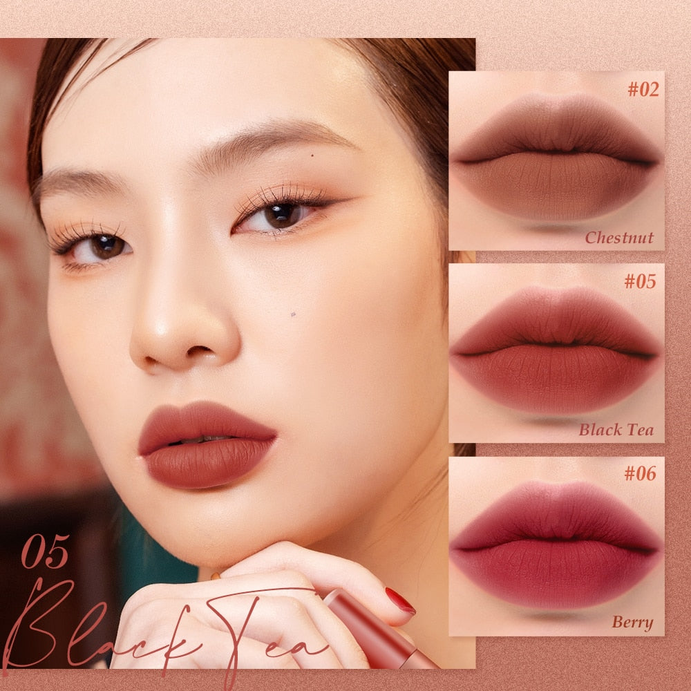 O.TWO.O  Red Lip Gloss 2 in 1 Tint Waterproof Long -lasting Moisture