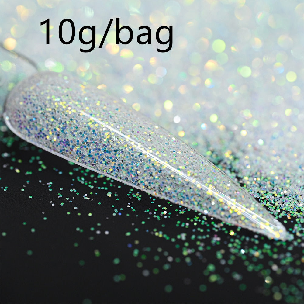 10g UV Color Changing Glitter  Mixed Nail