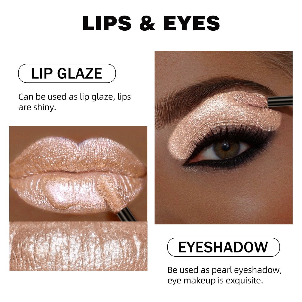 Glitter Diamond Liquid Lipstick Pearl Shiny