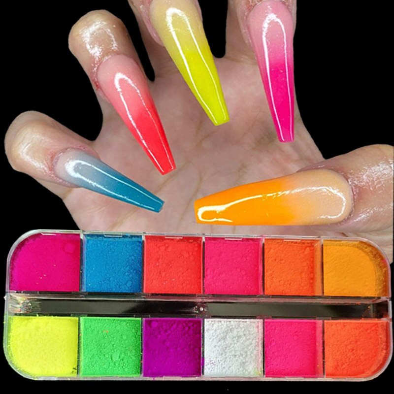 Matte Neon Eyeshadow Fluorescent Makeup
