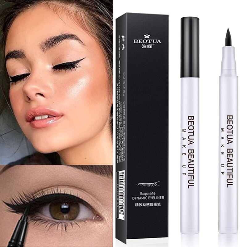 1PC Black Brown Liquid Eyeliner Pen