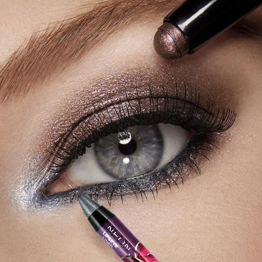 2 In 1 Pearlescent Eyeshadow Lipstick Stick Pencil Waterproof