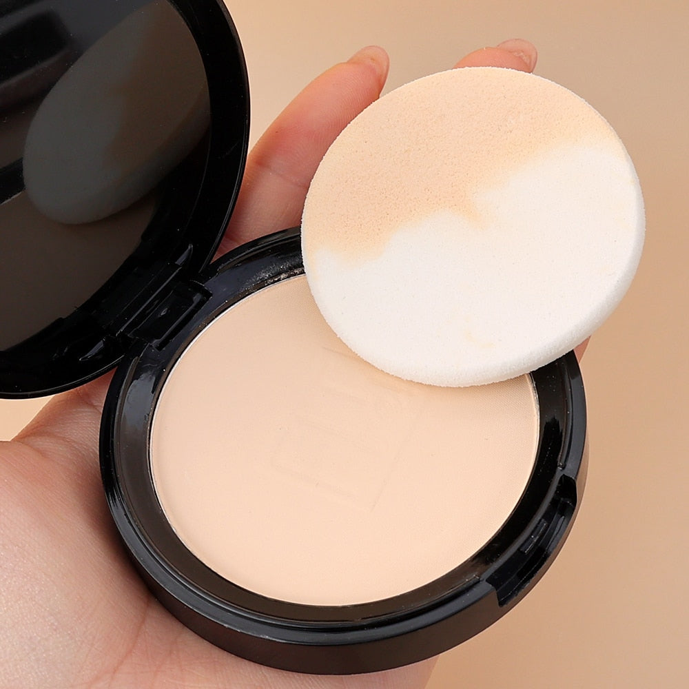 1PC Natural Mineral Pressed Powder