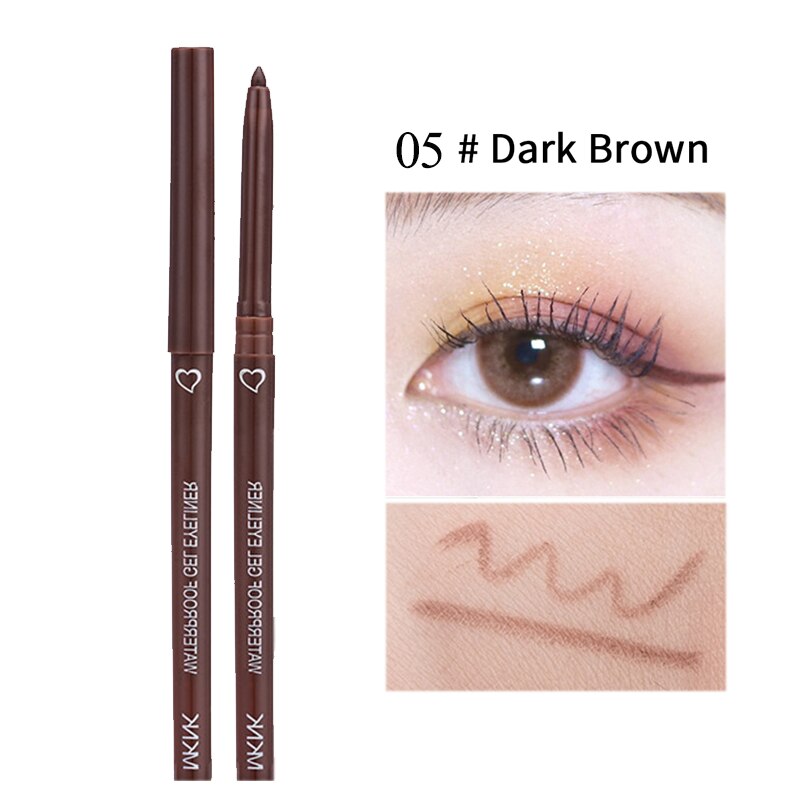 Matte Eyeliner Gel Pencil Waterproof Eyes Makeup