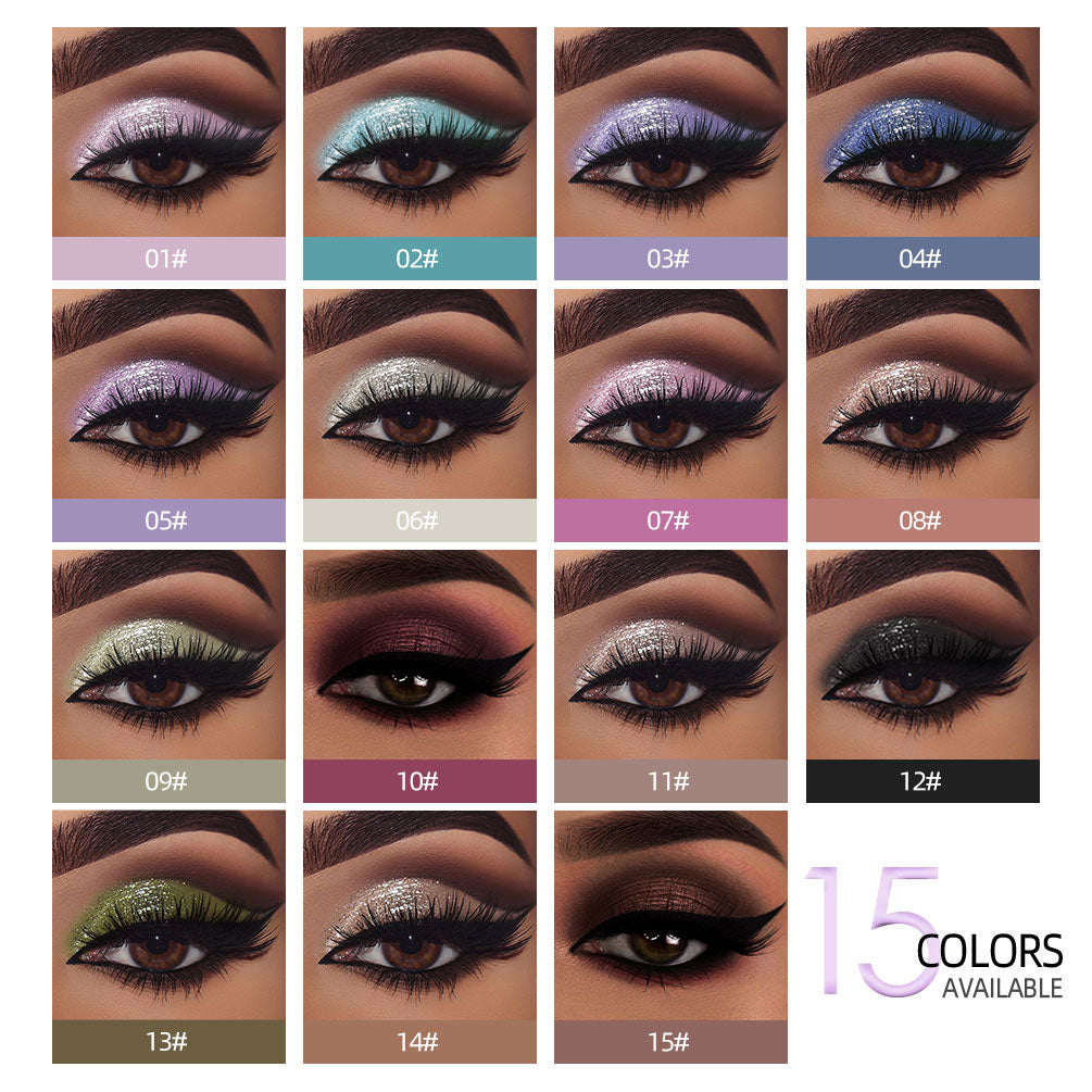 Eyeshadow Waterproof Shimmer Metallic