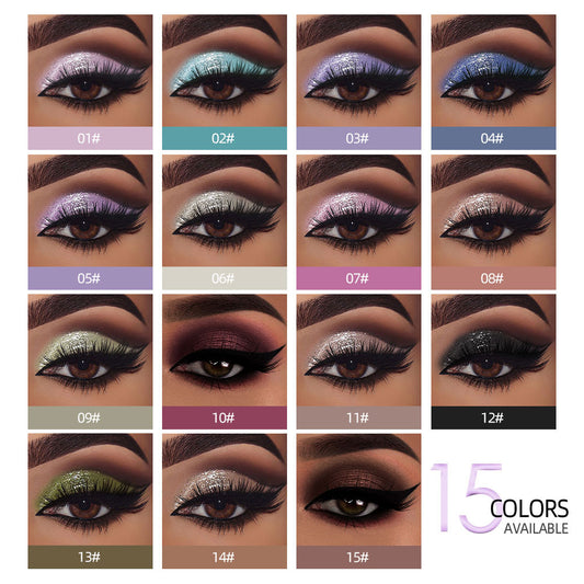 Eyeshadow Waterproof Shimmer Metallic