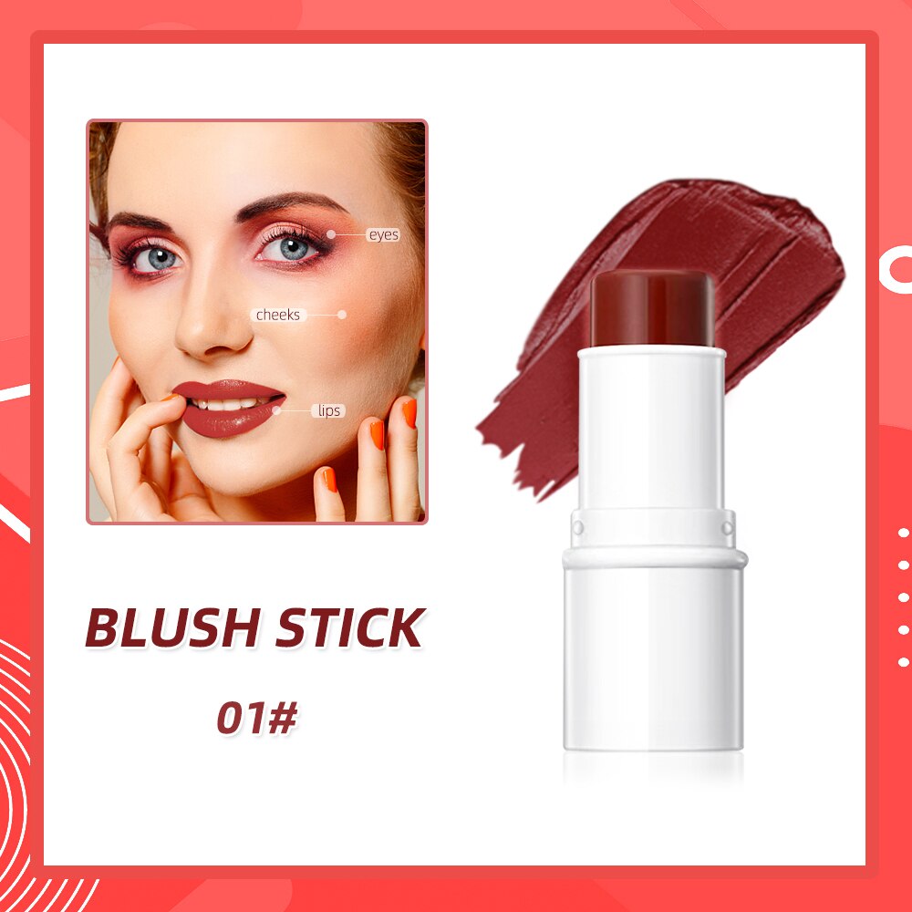 Multifunctional Face Blush Lipstick Highlighter